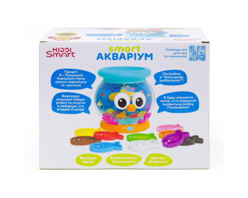 Інтерактивна навчальна іграшка Smart-Акваріум KIDDI SMART 207659 українська та англійська