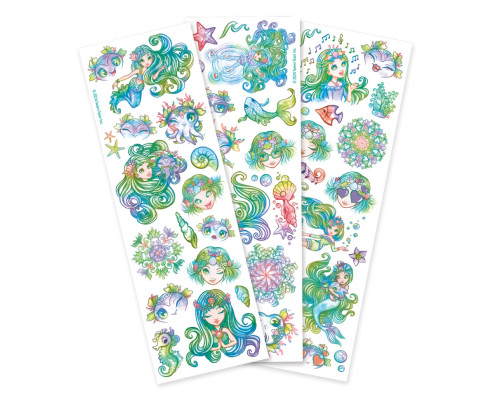 Набір тимчасових татуювань "Зіркові малюнки" Марінія" Nebulous Stars 11458-4 боді-арт