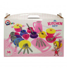 Детский Кухонный набор посуды №4 ТехноК 3275TXK, 38 предметов Детский Кухонный набор посуды №4 ТехноК 3275TXK, 38 предметов