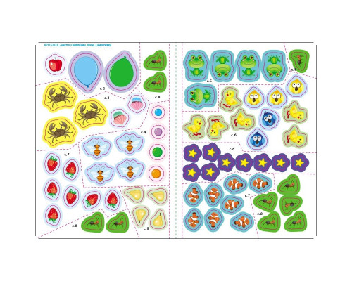 Занятия с наклейками "Счет от 1 до 10" 15203 украинский язык