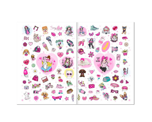 Дитяча розмальовка "Girls&Pets" РМ-88-02 серія "Dream & Style"