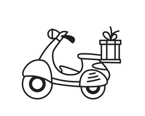 Детская раскраска для малышей "Квадроцикл" 403433, 8 страниц