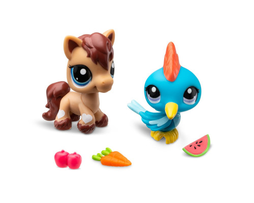 Игровой набор "Фермерская Фиеста" Littlest Pet Shop 00529 аксессуары и 2 фигурки