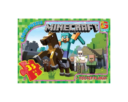 Пазли дитячі "Minecraft" Майнкрафт MC773, 35 елементів