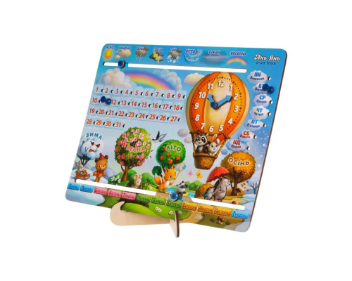 Детская игра Календарь -1 "Воздушный шар" Ubumblebees PSF028-UKR Укр