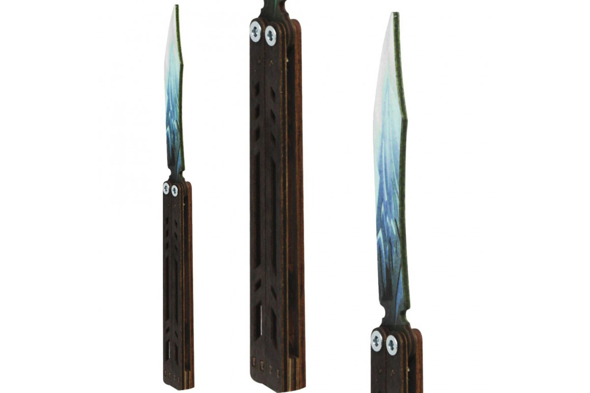 Ніж дерев'яний сувенірний "SO-2 МЕТЕЛЬ DRAGON GLASS" SO2BAL-D