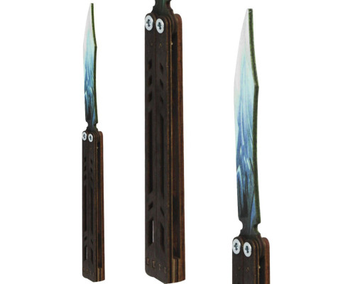 Нож деревянный сувенирный "SO-2 БАБОЧКА DRAGON GLASS" SO2BAL-D