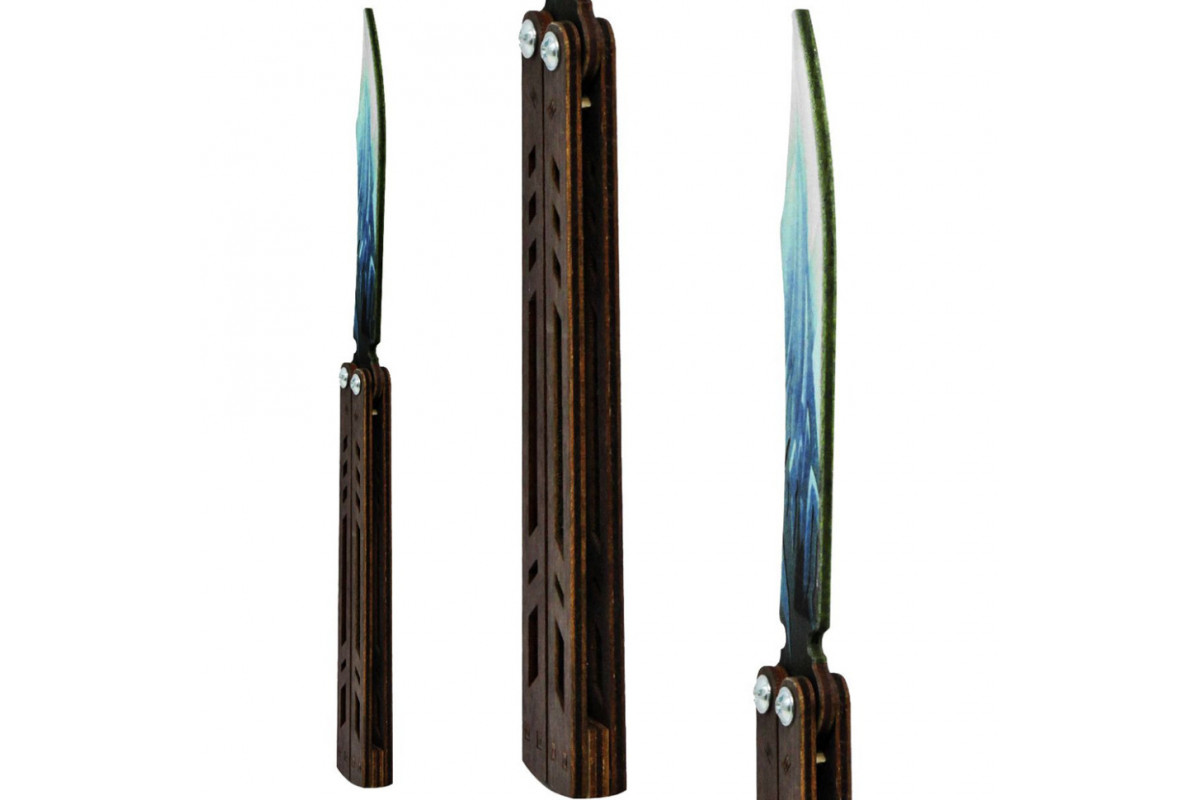 Ніж дерев'яний сувенірний "SO-2 МЕТЕЛЬ DRAGON GLASS" SO2BAL-D