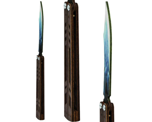 Нож деревянный сувенирный "SO-2 БАБОЧКА DRAGON GLASS" SO2BAL-D