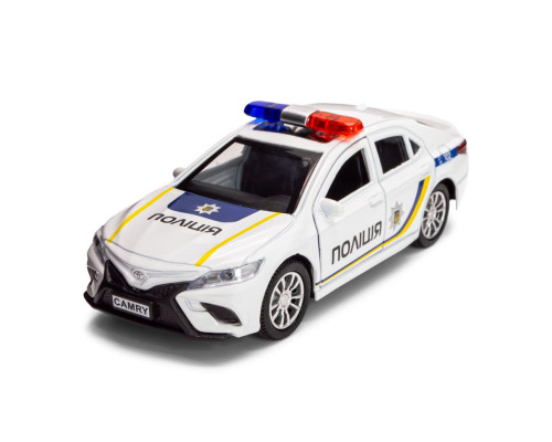 Автомодель детская Toyota Camry Полиция TechnoDrive KM250416 масштаб 1:43