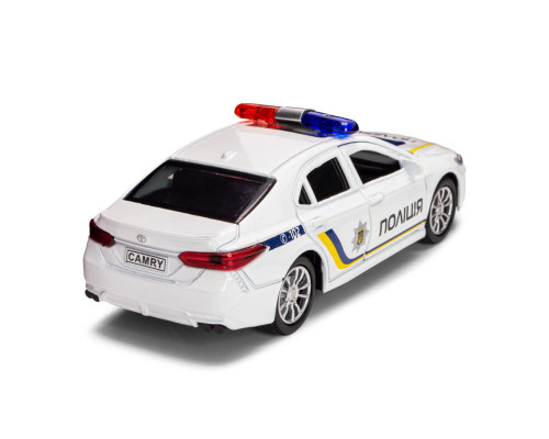 Автомодель детская Toyota Camry Полиция TechnoDrive KM250416 масштаб 1:43