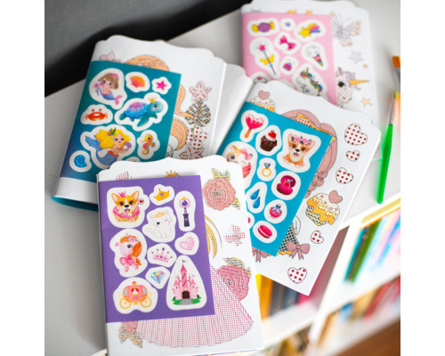 Водна розмальовка "Феї" 10171028, 8 сторінок, 21 наліпка