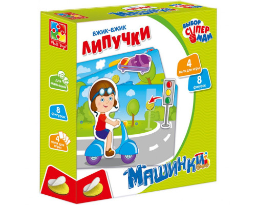 Детская настольная игра "Вжик-вжик Липучки" VT1302-21 от 3 лет