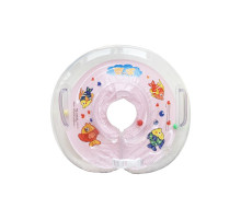 Надувной круг на шею для купания детей "Рыбка" MGZ-0936(Pink)