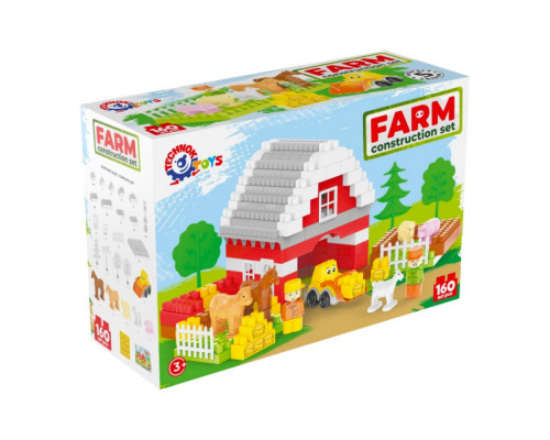 Дитячий ігровий конструктор "Ферма" 0327TXK пластик, 160 деталей