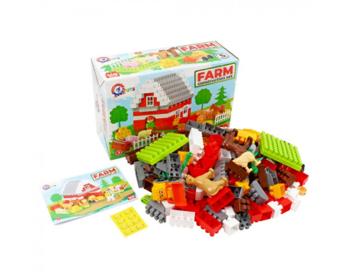 Дитячий ігровий конструктор "Ферма" 0327TXK пластик, 160 деталей