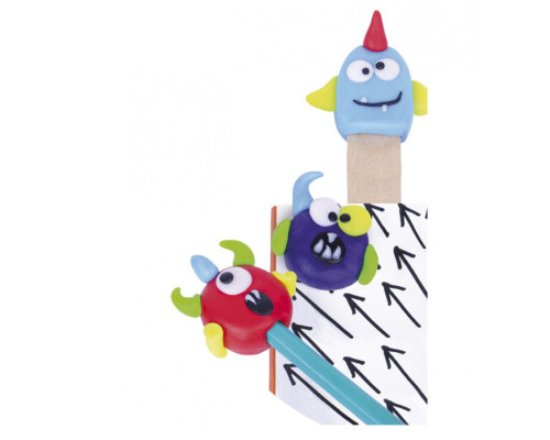 Детский набор для лепки из полимерной глины "Закладки Монстры" (ПГ-006) PG-006 закладки для книги