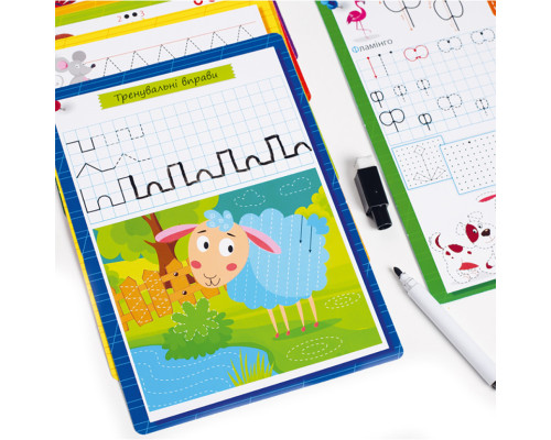 Картки з маркером "Готуємось до школи: Абетка" VT5010-21 Укр