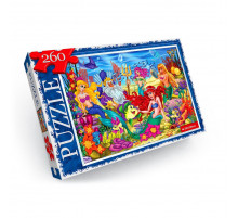 Пазли дитячі "Русалочка" C260-12-08, 260 елементів