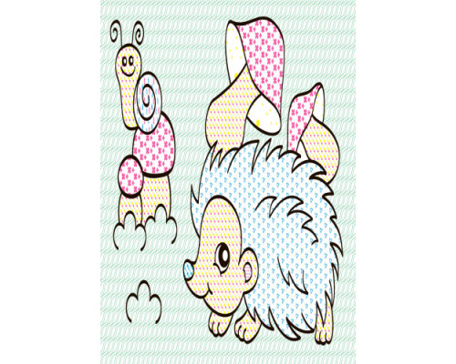 Дитяча водна розмальовка: Дикі тварини 734008, 8 сторінок