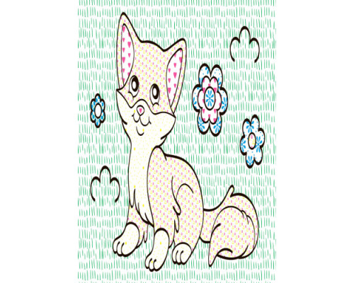 Дитяча водна розмальовка: Дикі тварини 734008, 8 сторінок