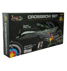 Дитяча іграшка Арбалет J1804B 3 стріли з присосками, мішень