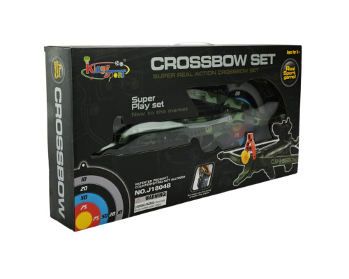 Дитяча іграшка Арбалет J1804B 3 стріли з присосками, мішень