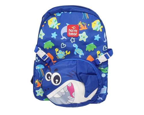 Рюкзак детский "Shark" T2625 застежка-молния, 1 отделение Синий