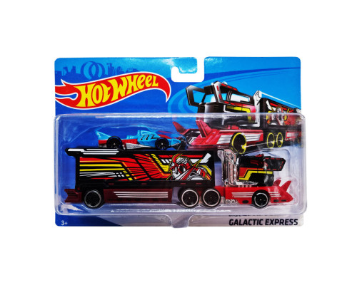 Дитячий ігровий набір машинок T-P771-1(Light-Blue) з трейлером