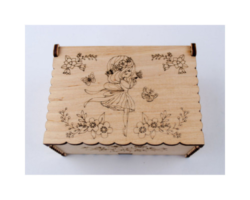 Набор для творчества "Лесная мавка" 100278 с глиттером и кисточкой