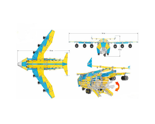 Конструктор металевий "Мрія" ТехноК, арт.9178