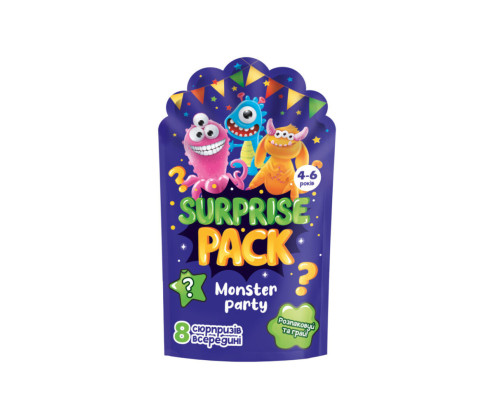 Набор сюрпризов Surprise pack "Monster party" Vladi Toys VT8080-03 Укр