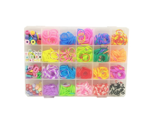 Набор резинок для плетения 74657 крючок и рогатка в комплекте