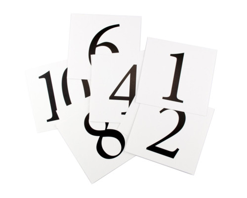 Обучающие карточки мини Цифры 67147 110х110 мм