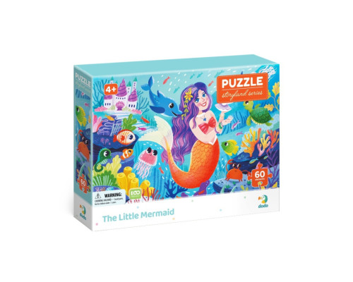 Пазл дитячий "Русалонька" DoDo Toys 300712, 60 елементів