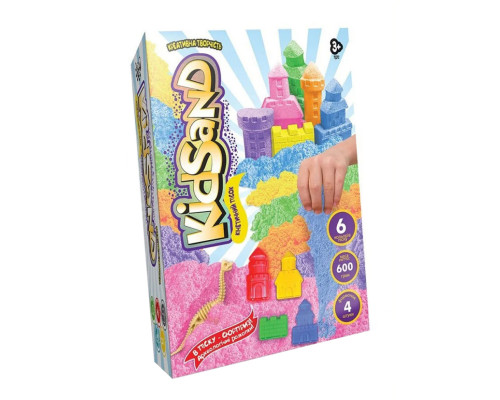 Креативна творчість "Кінетичний пісок "KidSand" KS-04-04U коробка 600 г