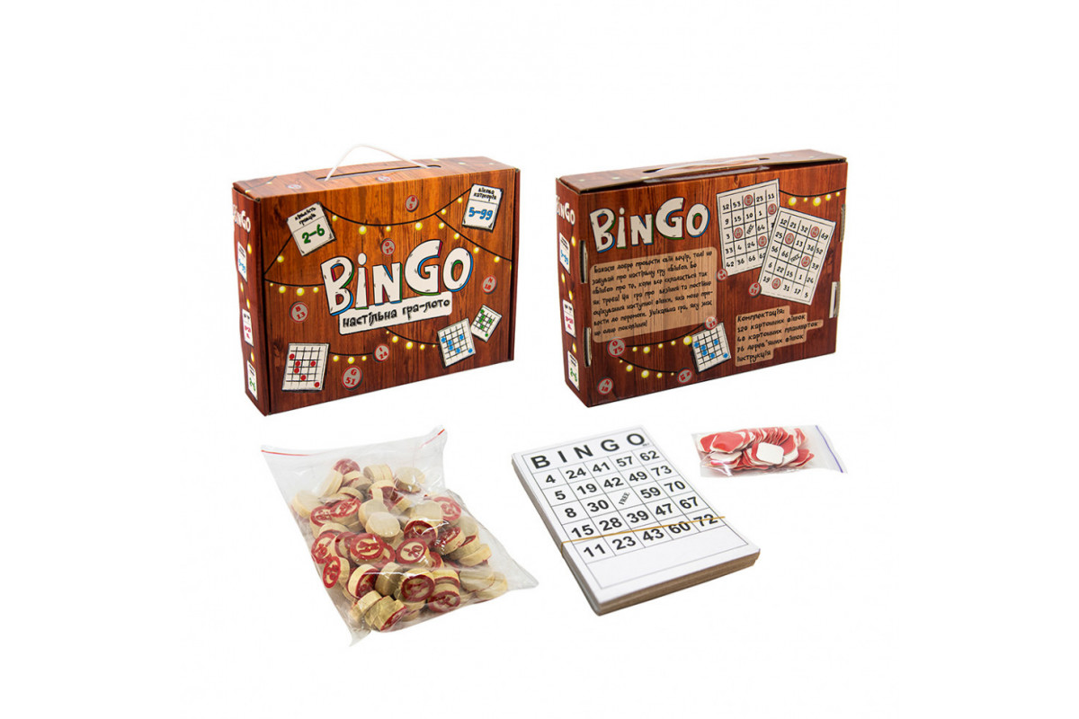 Настольная игра-лото "BinGo" 30757 укр