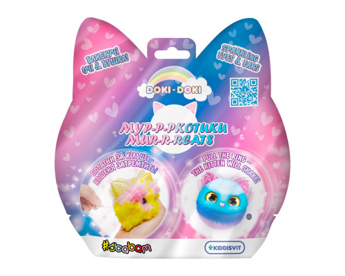 Мягкая коллекционная дрожащая игрушка-сюрприз Мур-р-котики #sbabam 126/CN24 "Doki Doki"