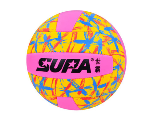 М'яч волейбольний MS 3883(Pink) діаметр 21,3 см, ПВХ, 260-280 грам