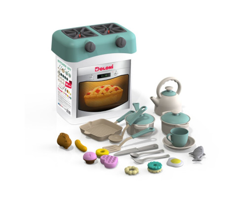 Игрвовой набор Кухня-Бокс DOLONI-TOYS 01480/1/2 Бирюзовый