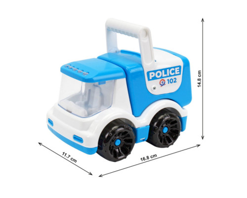 Дитяча машинка "Вантажівка Police" 2178TXK пластик, 17 см