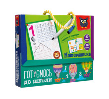 Картки з маркером "Готуємось до школи: Математика" VT5010-22 Укр