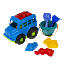 Пісочний набір Автобус "Бусик" №3 Colorplast 0107  Синій