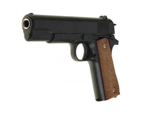 Детский пистолет на пульках "Colt M1911 Classic" Galaxy G13 металл-пластик черный