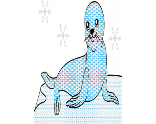 Дитяча водна розмальовка: Екзотичні тварини 734012, 8 сторінок