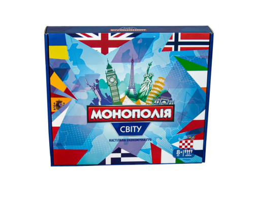 Настільна гра "Монополія світу" 7007 українською мовою