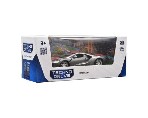Дитяча автомодель "FORD GT 2019" TechnoDrive 250338U, сірий, 1:32