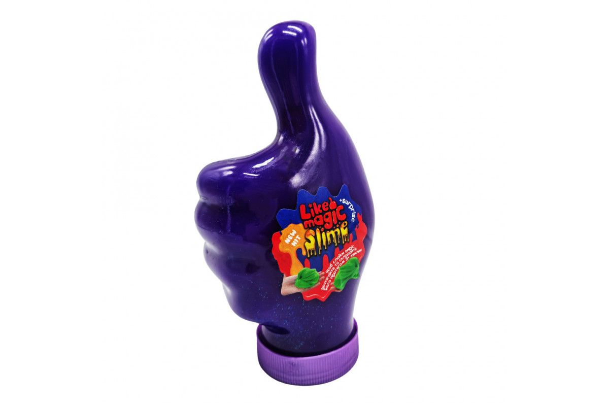 В'язка маса, слайм "LIKE Magic Slime" LMS-01-01U 300 гр Фіолетовий