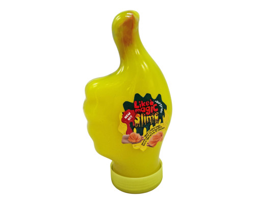 В'язка маса, слайм "LIKE Magic Slime" LMS-01-01U 300 гр Жовтий