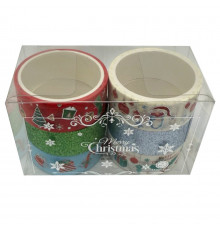 Набір декоративний скотч "Merry Christmas" XM-JD2273-2, 1,5 см x 2 м